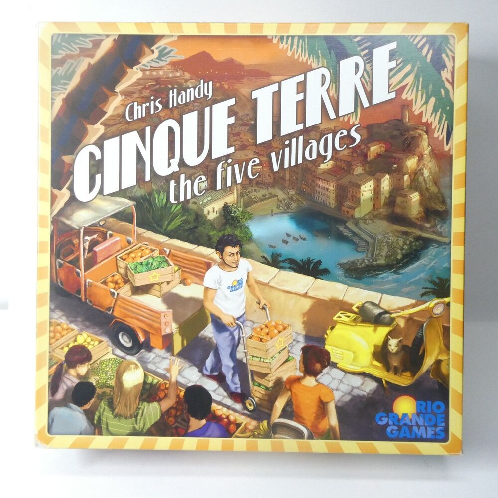 Cinque Terre The Five Villages - Rio Grande Board Game Chris Handy